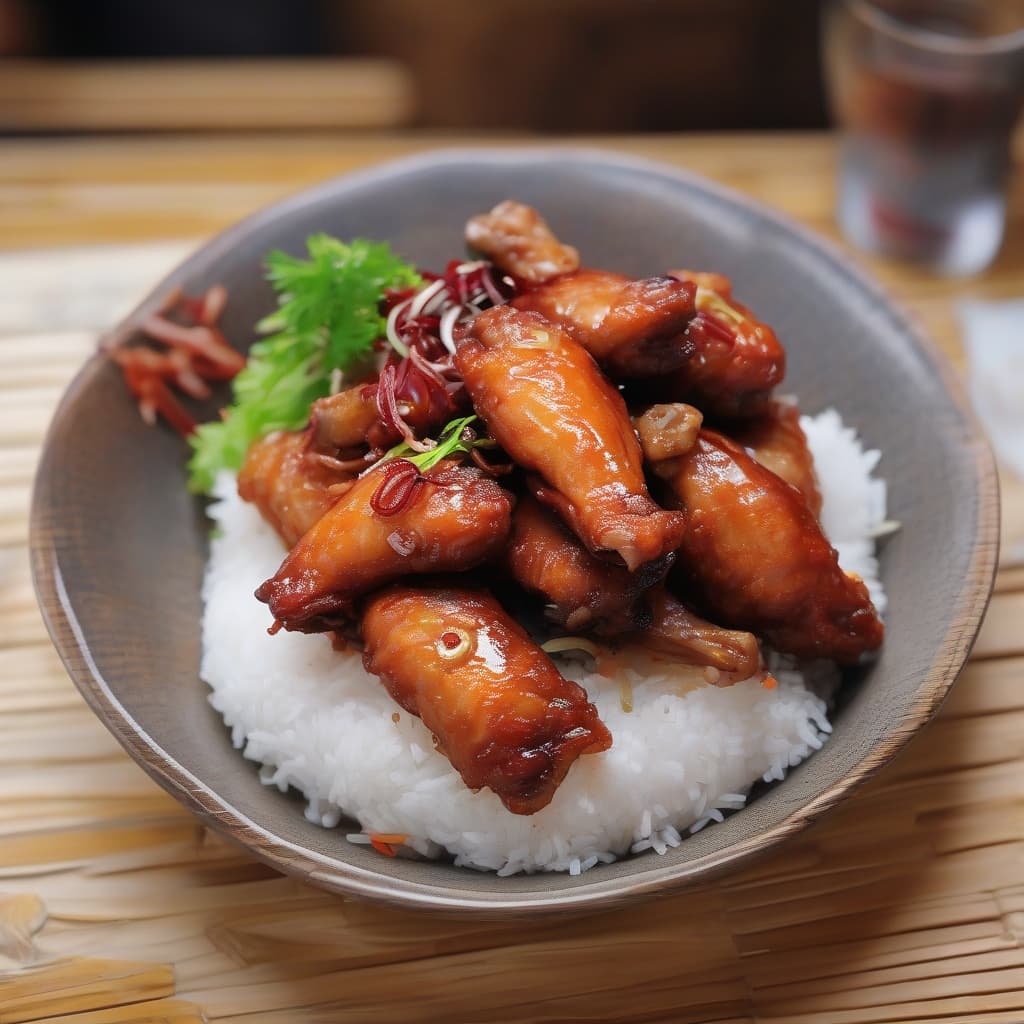 A11. Cánh Gà (1lb) Chiên Nước Mắm & Xôi Mặn